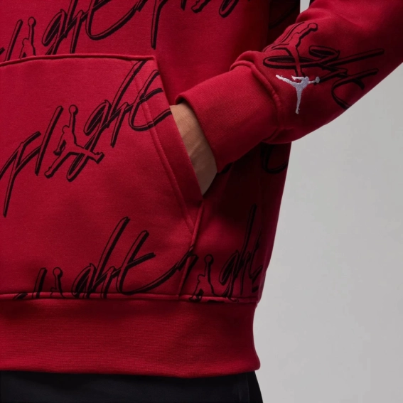 Худые мужские Air Jordan Ess Aop Flc Po Red FB7318-619 фото 5 — интернет-магазин Tapok