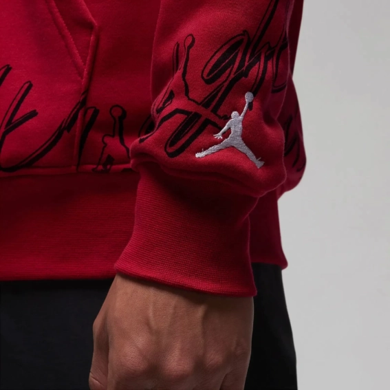 Худые мужские Air Jordan Ess Aop Flc Po Red FB7318-619 фото 6 — интернет-магазин Tapok