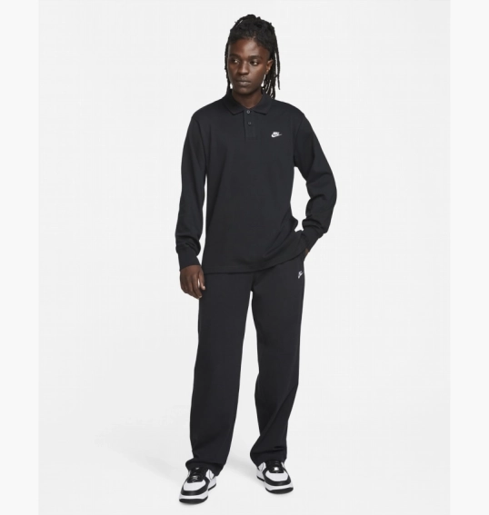 Штани чоловічі Nike Sportswear Club Knit Open-Hem Pants Black FQ4332-010 фото 5 — інтернет-магазин Tapok