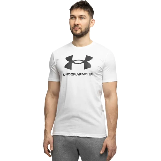 Футболка Under Armour Sportstyle Logo Tshirt (1382911-100) 1382911-100 фото 1 — интернет-магазин Tapok