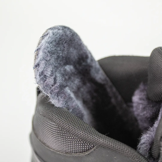 Кроссовки мужские влагостойкие на меху 593377 Черные фото 6 — интернет-магазин Tapok