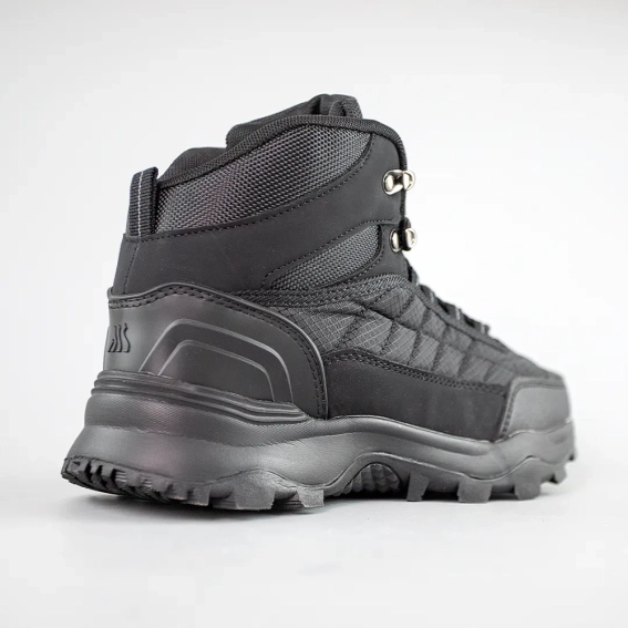 Кроссовки мужские влагостойкие на меху 593377 Черные фото 7 — интернет-магазин Tapok