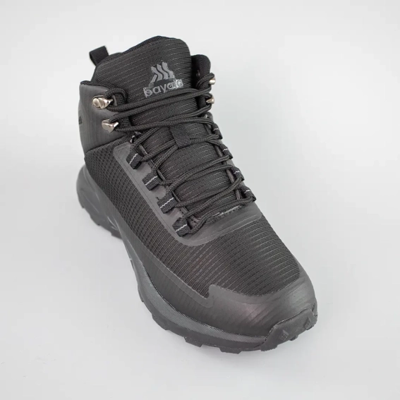 Кроссовки мужские влагостойкие на меху 593379 Черные фото 2 — интернет-магазин Tapok