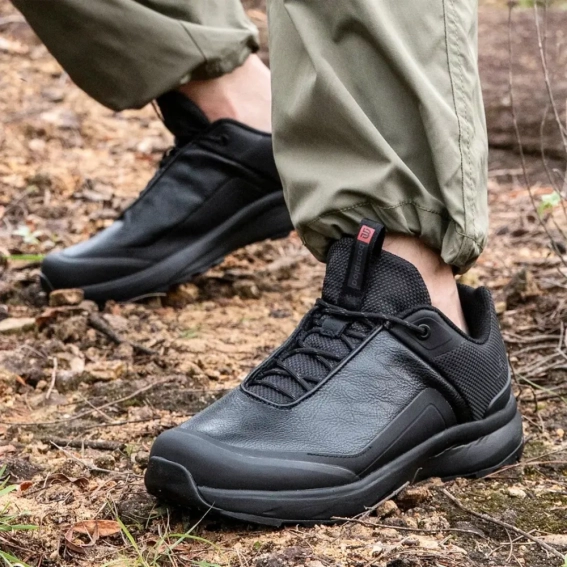 Кросівки чоловічі шкіряні термо 593421 Чорні фото 10 — інтернет-магазин Tapok