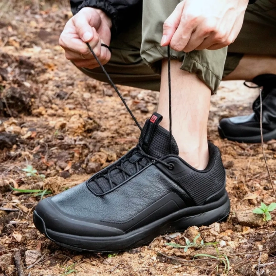 Кросівки чоловічі шкіряні термо 593421 Чорні фото 11 — інтернет-магазин Tapok