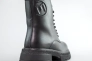Черевики шкіряні хутро 593411 Чорні Фото 8