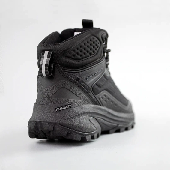 Кросівки чоловічі вологостійкі на хутрі 593418 Чорні фото 7 — інтернет-магазин Tapok