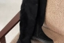 Ботфорты женские замшевые черные на низком ходу зимние Фото 29