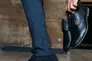 Мужские туфли кожаные весна/осень черные Yuves М5 (Trade Mark) Фото 2