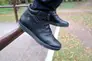 Мужские ботинки кожаные зимние черные Milord Olimp Высокие Фото 4