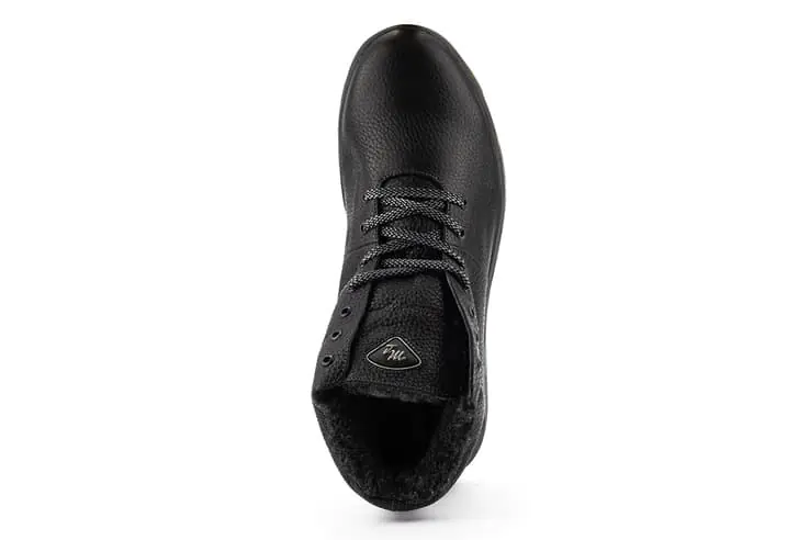 Мужские ботинки кожаные зимние черные Milord Olimp Высокие фото 9 — интернет-магазин Tapok