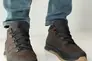 Чоловічі кросівки шкіряні зимові чорні-коричневі Anser 101 Фото 2