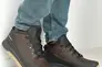 Мужские кроссовки кожаные зимние черные-коричневые Anser 101 Фото 4