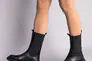 Ботинки женские кожаные черные на резинках демисезонные Фото 3