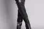 Ботфорты женские кожаные черные на низком ходу деми Фото 2