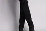 Ботфорты женские замшевые черные на низком ходу деми Фото 3