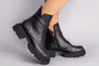 Ботинки женские кожаные черные демисезонные Фото 8