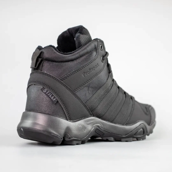 Кросівки чоловічі вологостійкі на хутрі 593455 Чорні фото 7 — інтернет-магазин Tapok