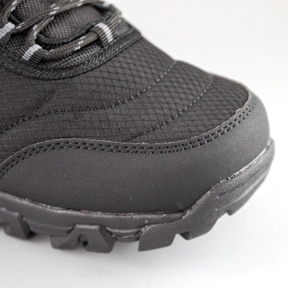 Кросівки чоловічі вологостійкі на хутрі 593457 Чорні фото 4 — інтернет-магазин Tapok