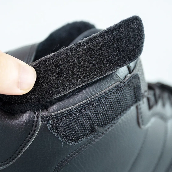 Кросівки чоловічі на хутрі 593453 Чорні фото 5 — інтернет-магазин Tapok