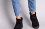 Ботинки женские замшевые черные на шнурках зимние Фото 5