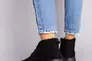 Ботинки женские замшевые черные на шнурках зимние Фото 6