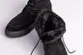 Черевики жіночі замшеві чорні на шнурках зимові Фото 9