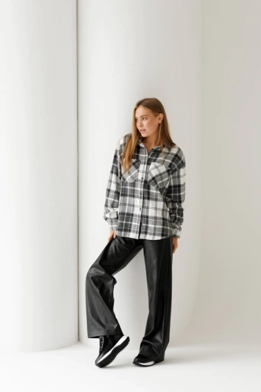 Кроссовки женские кожа и замша на меху 592731 Черные фото 17 — интернет-магазин Tapok