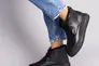 Ботинки женские кожаные черные на шнурках зимние Фото 1