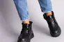 Ботинки женские кожаные черные на шнурках зимние Фото 2