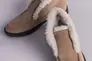 Женские замшевые ботинки цвета капучино Фото 10