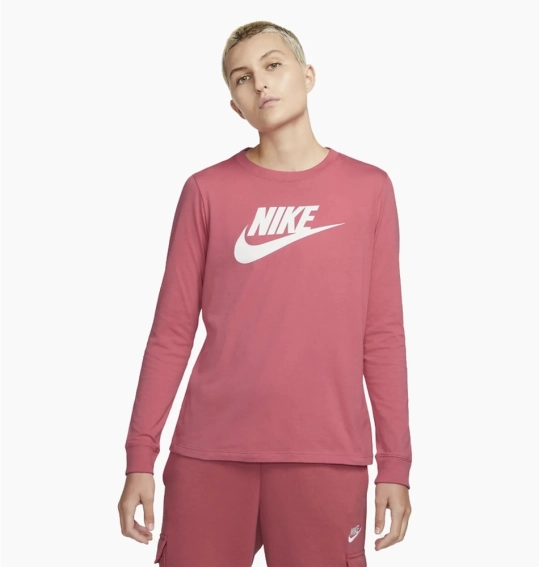Футболка Nike W NSW TEE ESSNTL LS ICON FTRA BV6171-622 фото 1 — интернет-магазин Tapok