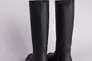 Сапоги-трубы женские кожаные черные Фото 8