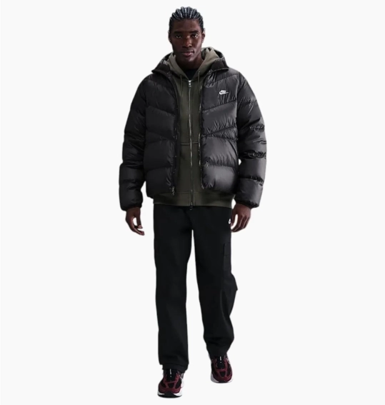 Куртка мужская Nike M Windrunner Stmnt Dwn Jkt Black (HQ7790-011) фото 1 — интернет-магазин Tapok