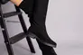 Демісезонні чорні замшеві чоботи-панчохи Фото 15