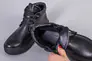 Черевики жіночі шкіряні чорні на шнурках демісезонні Фото 13