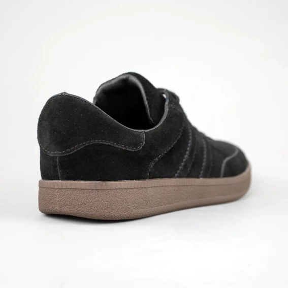 Кеды женские замшевые 594021 Черные фото 5 — интернет-магазин Tapok