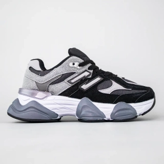 Кроссовки женские экокожа сетка 594089 Серые с черным