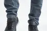 Мужские кроссовки кожаные весна/осень черные Emirro Б1 Фото 2