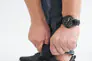 Мужские кроссовки кожаные весна/осень черные Emirro Б1 Фото 3