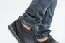 Мужские кроссовки кожаные весна/осень черные Emirro Б1 Фото 5