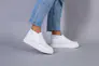 Ботинки женские кожаные белого цвета на светлой подошве демисезонные Фото 15