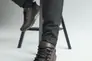 Мужские кроссовки кожаные весна/осень коричневые-черные Emirro 95 Фото 1