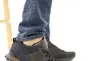 Мужские кроссовки кожаные весна/осень коричневые-черные Emirro 95 Фото 2