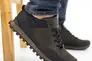 Мужские кроссовки кожаные весна/осень коричневые-черные Emirro 95 Фото 4