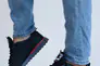Мужские кроссовки кожаные весна/осень черные Splinter 7717 Фото 4