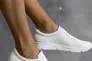Жіночі кросівки шкіряні весна / осінь білі Milord Olimp На товстій підошві Фото 4