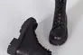 Ботинки женские кожаные черные на байке Фото 7