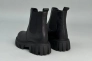 Ботинки женские кожаные черные с резинкой демисезонные Фото 22