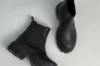 Ботинки женские кожаные черные с резинкой демисезонные Фото 23